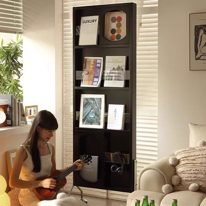 MAS-4054 Masdio Japandi Solid Wood Mirror Shelf