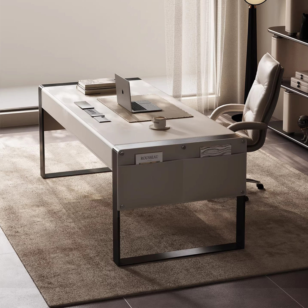 MAS-4061 Masdio Modern Leather Study Table Masdio