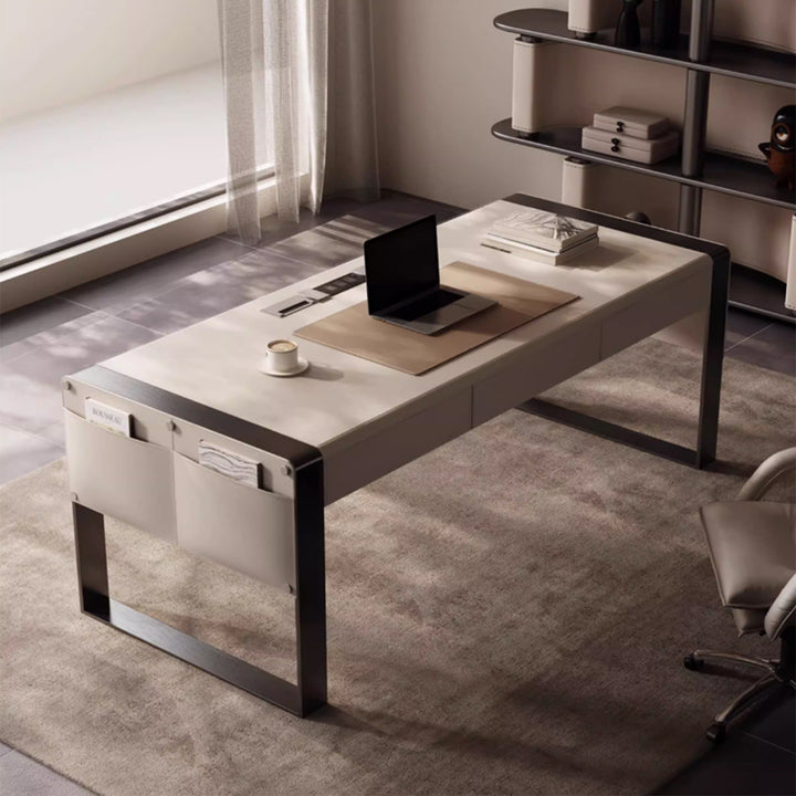 MAS-4061 Masdio Modern Leather Study Table Masdio