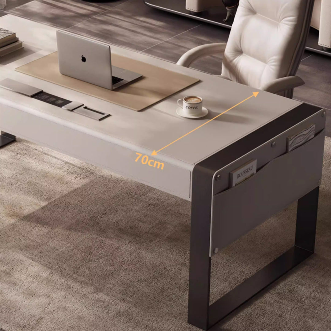 MAS-4061 Masdio Modern Leather Study Table Masdio