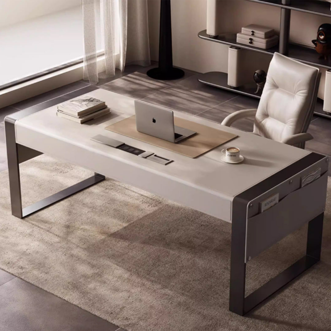 MAS-4061 Masdio Modern Leather Study Table Masdio