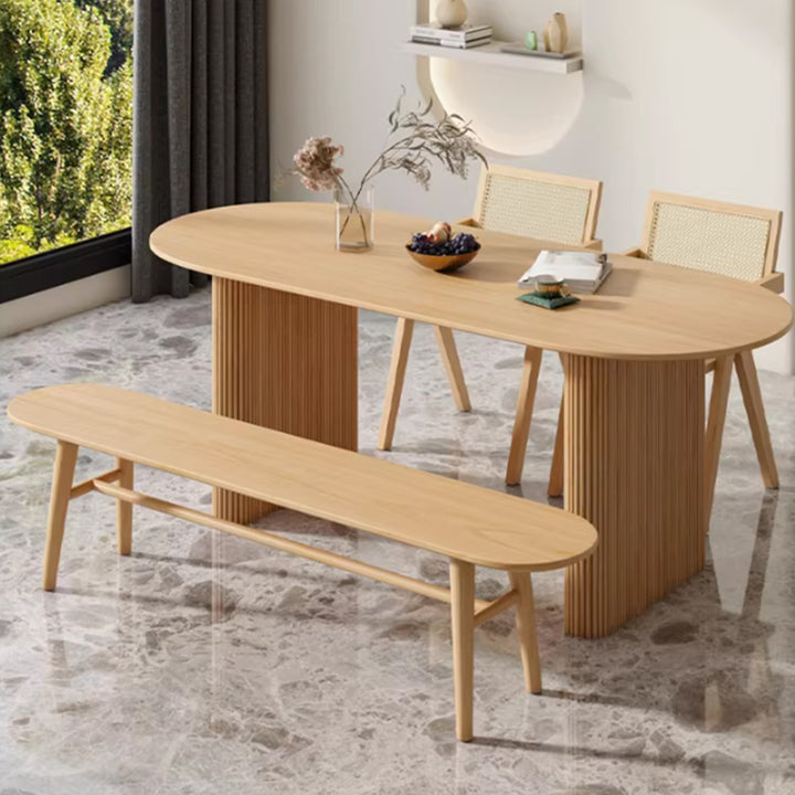 MAS-4063 Masido Japandi Solid Wood Dining Table Masdio