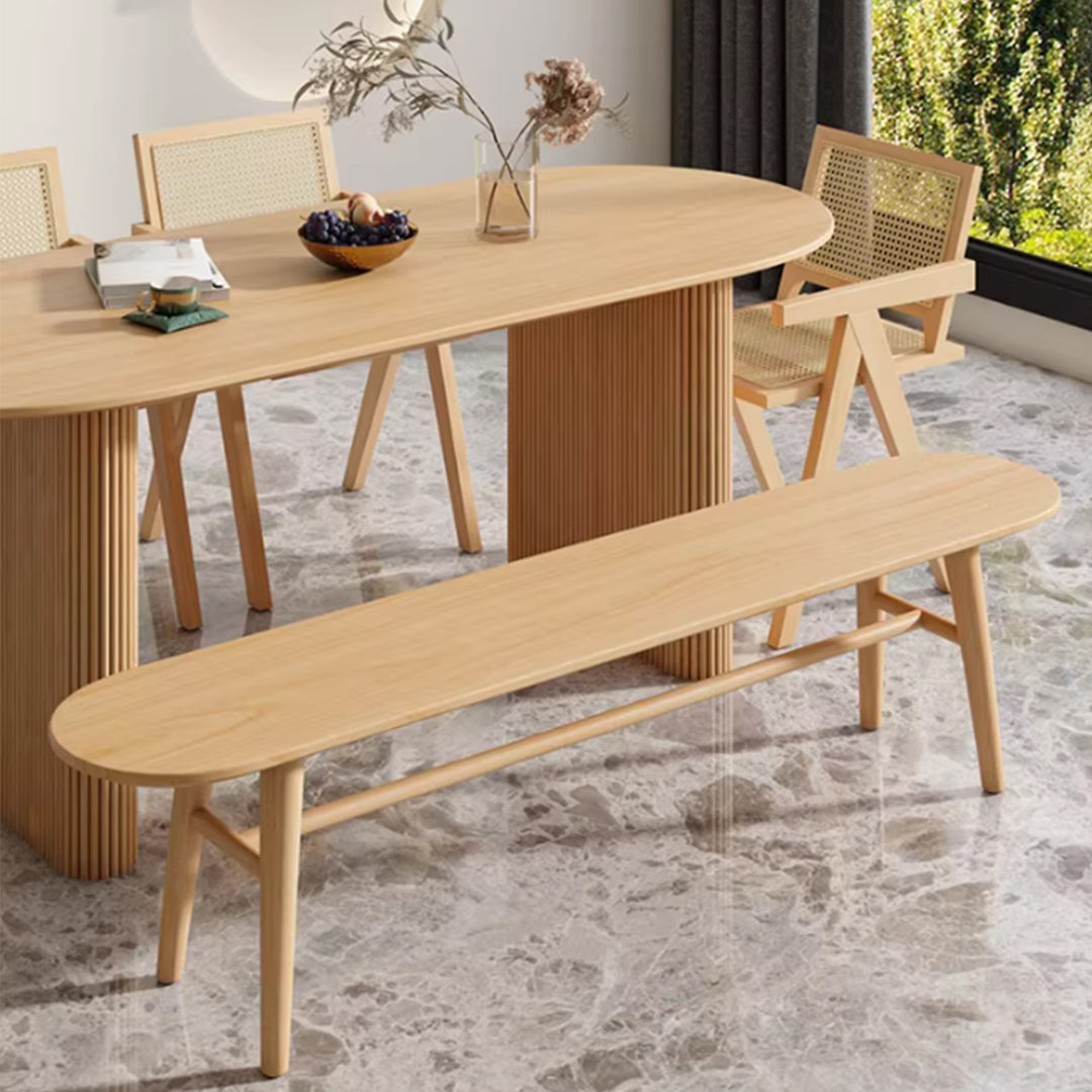 MAS-4063 Masido Japandi Solid Wood Dining Table Masdio