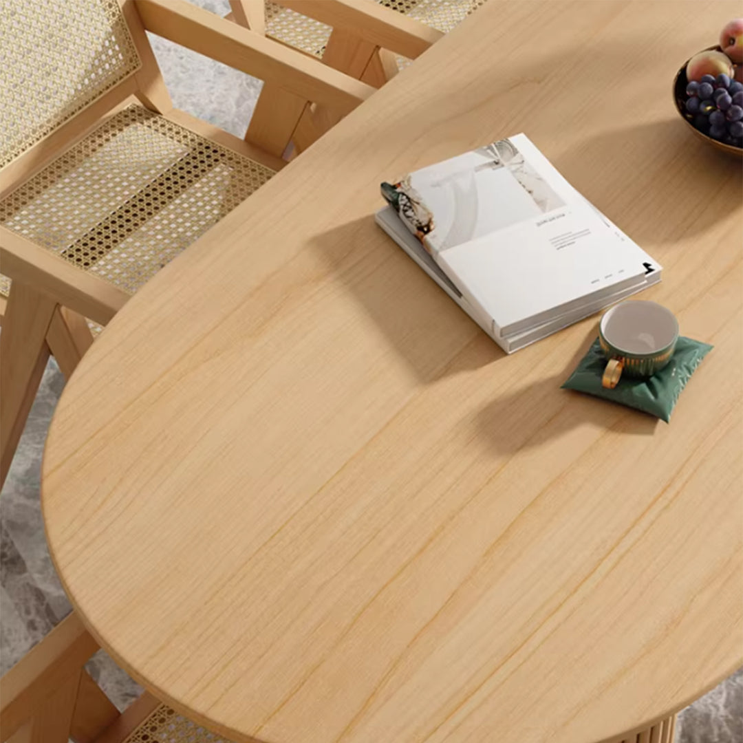 MAS-4063 Masido Japandi Solid Wood Dining Table Masdio
