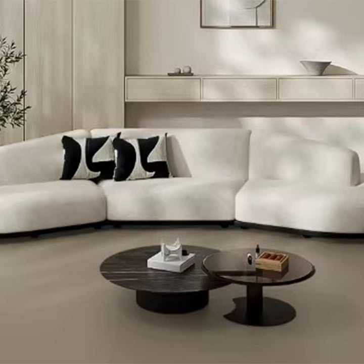 MAS-4066 Masdio Modern Curved Boucle Sofa Masdio