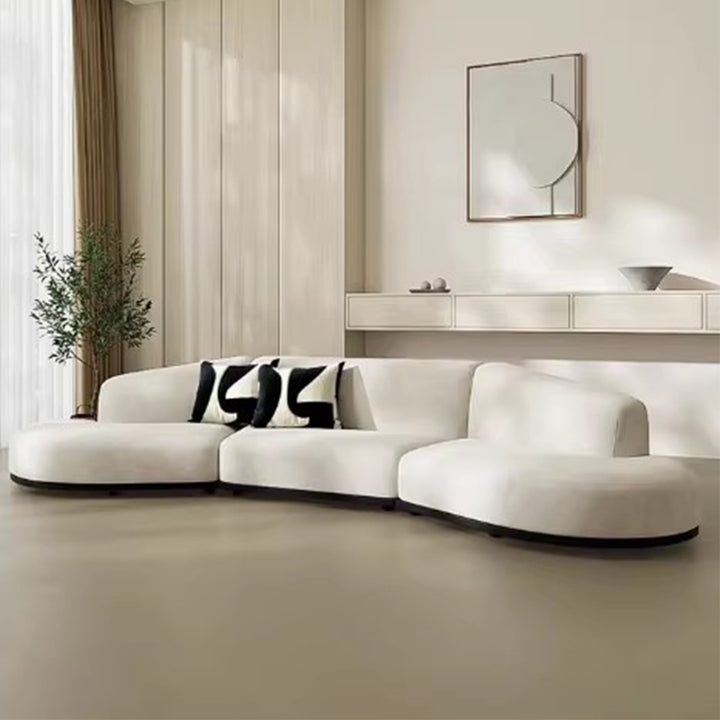 MAS-4066 Masdio Modern Curved Boucle Sofa Masdio