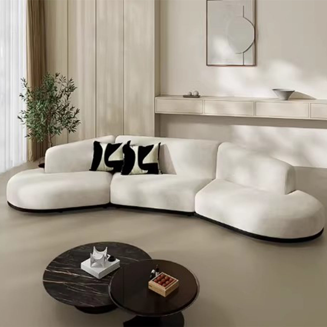 MAS-4066 Masdio Modern Curved Boucle Sofa Masdio