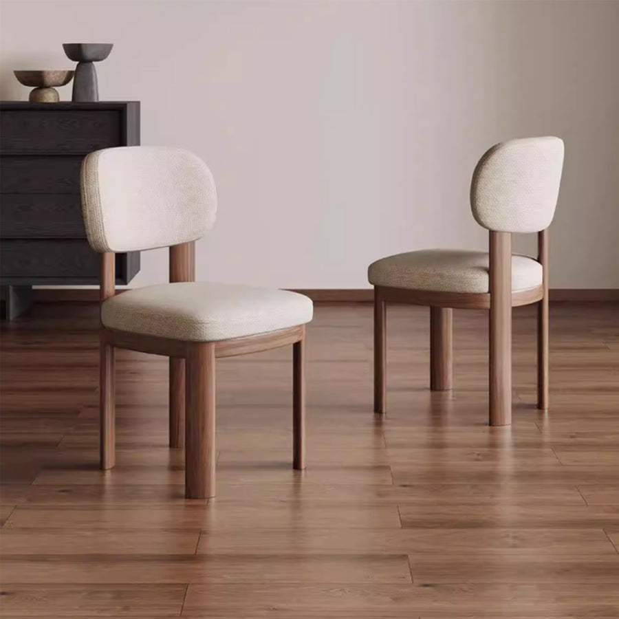 MAS-4071 Masdio Japandi Fabric Dining Chair Masdio