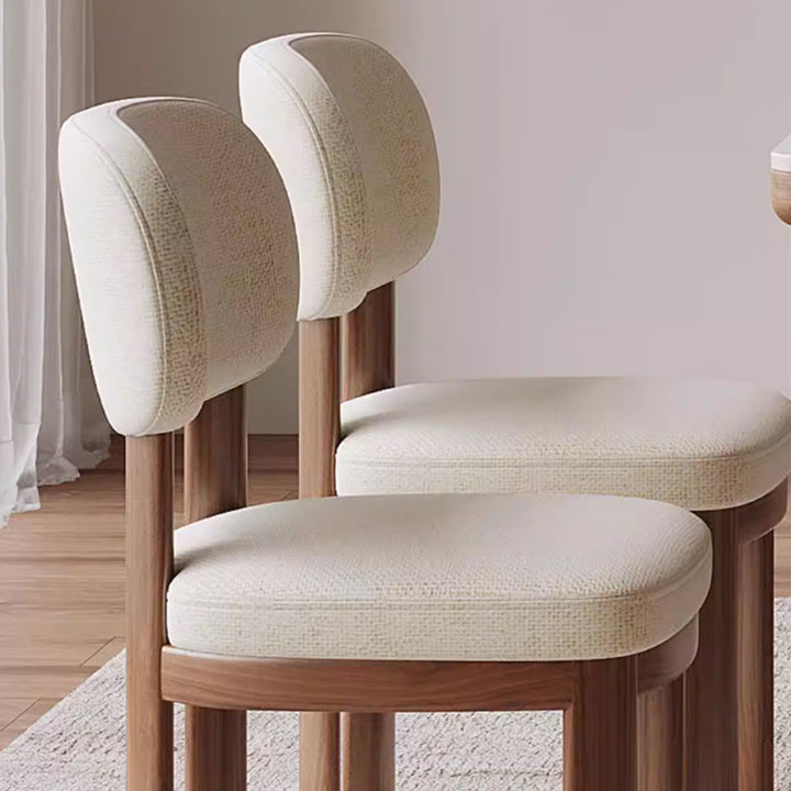 MAS-4071 Masdio Japandi Fabric Dining Chair Masdio