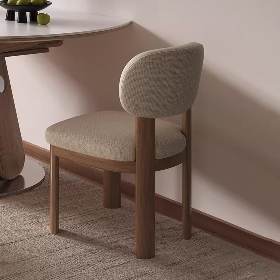 MAS-4071 Masdio Japandi Fabric Dining Chair Masdio