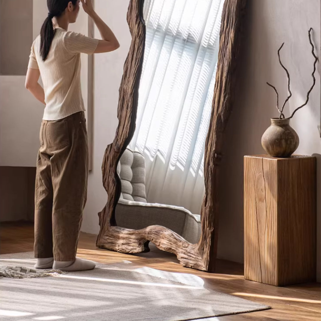 MAS-4074 Masdio Rustic Solid Wood Mirror Masdio