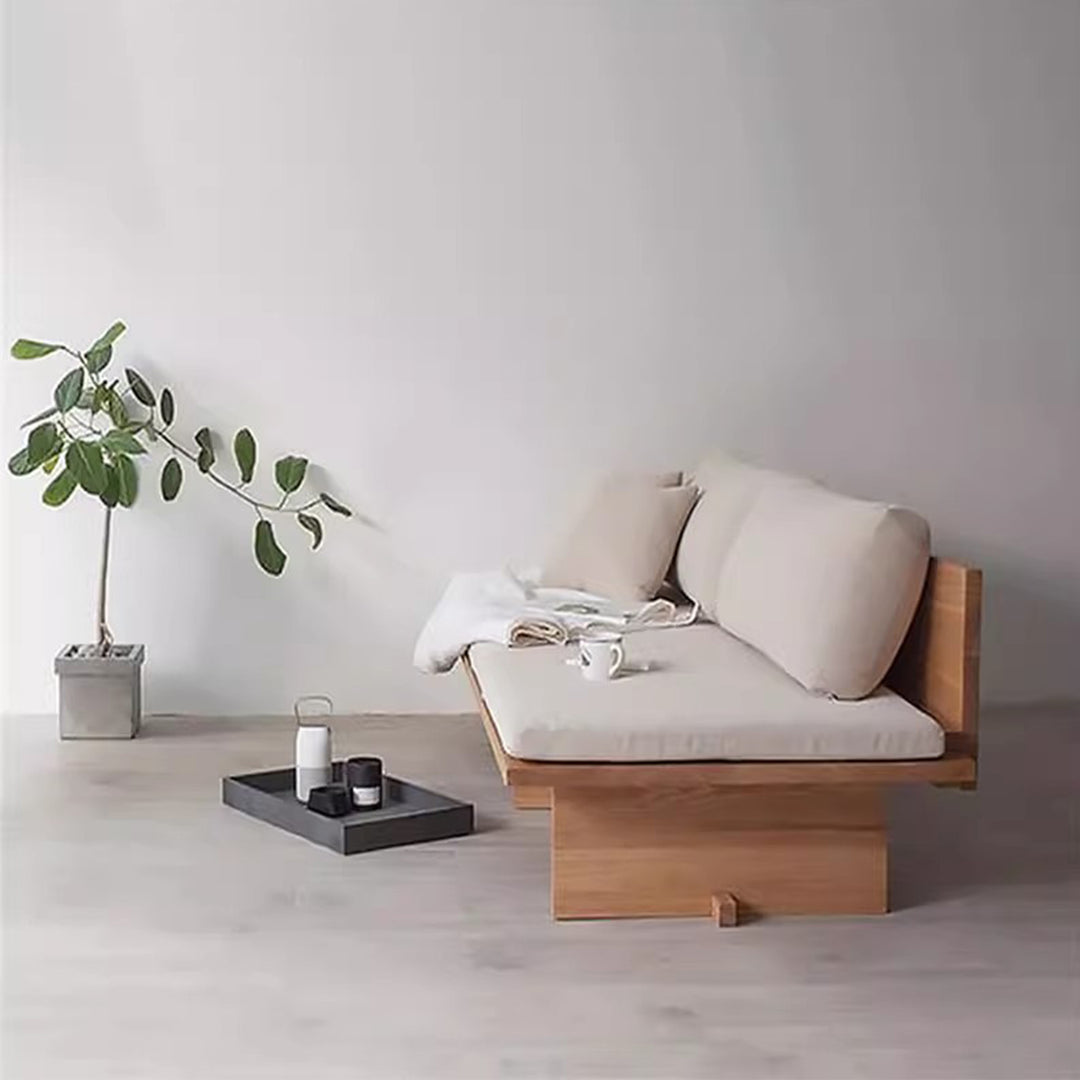 MAS-4075 Masdio Japandi Fabric Armless Sofa Masdio