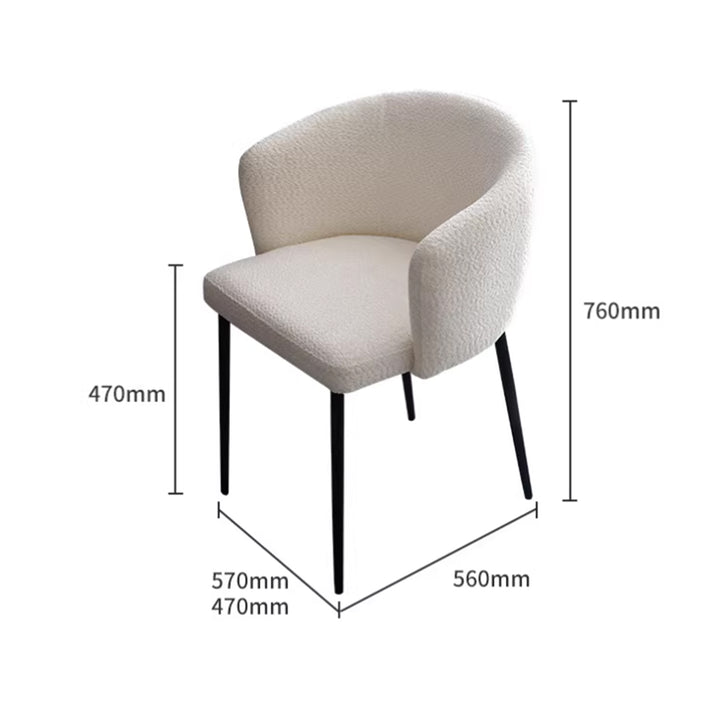 MAS-4079 Masdio Modern Fabric Dining Chair Masdio