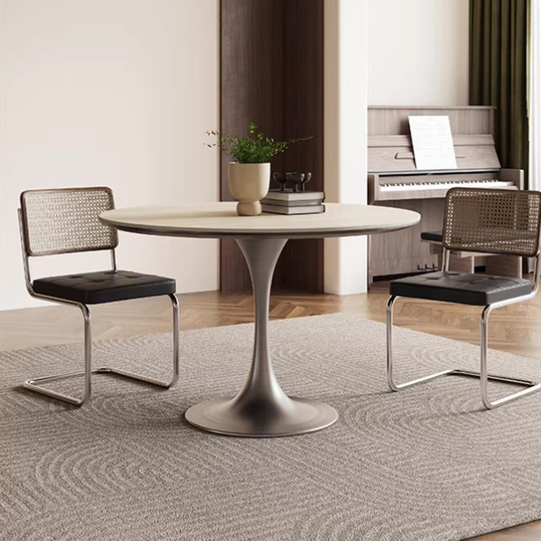 MAS-4082 Masdio Modern Round Sintered Stone Dining Table Masdio