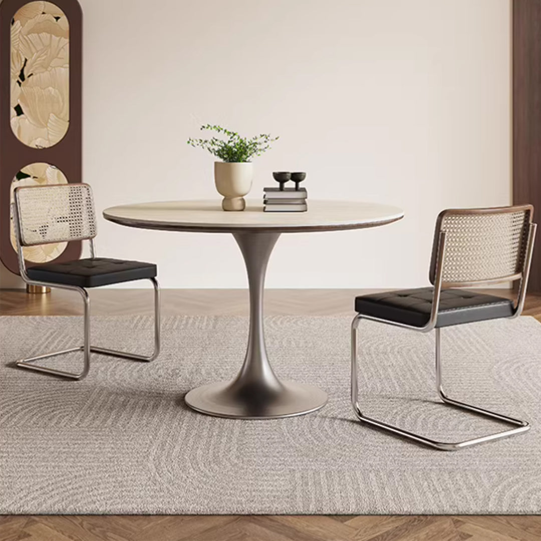 MAS-4082 Masdio Modern Round Sintered Stone Dining Table Masdio
