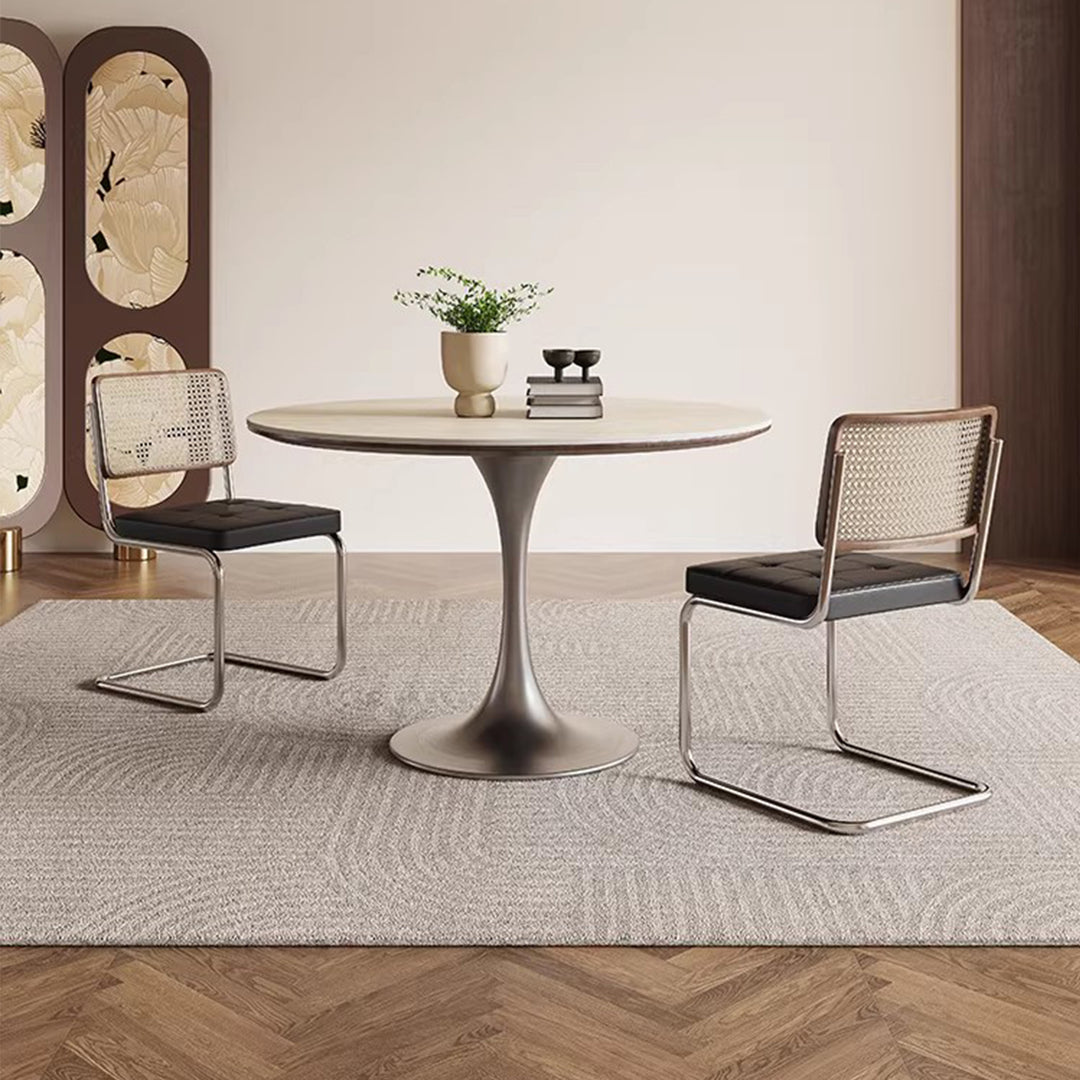 MAS-4082 Masdio Modern Round Sintered Stone Dining Table Masdio