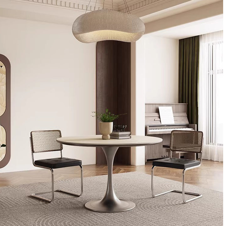 MAS-4082 Masdio Modern Round Sintered Stone Dining Table Masdio