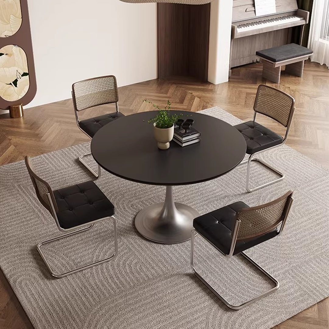 MAS-4082 Masdio Modern Round Sintered Stone Dining Table Masdio