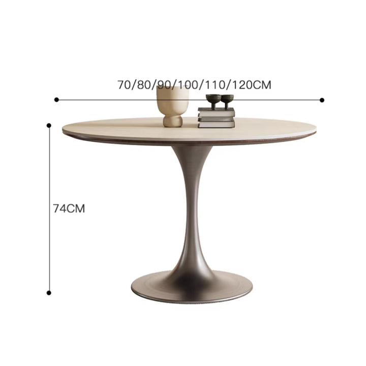 MAS-4082 Masdio Modern Round Sintered Stone Dining Table Masdio