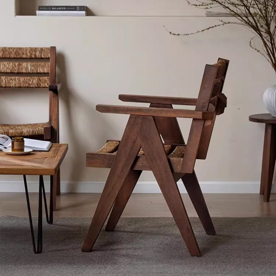 MAS-4085 Masdio Rustic Rattan Dining Chair Masdio