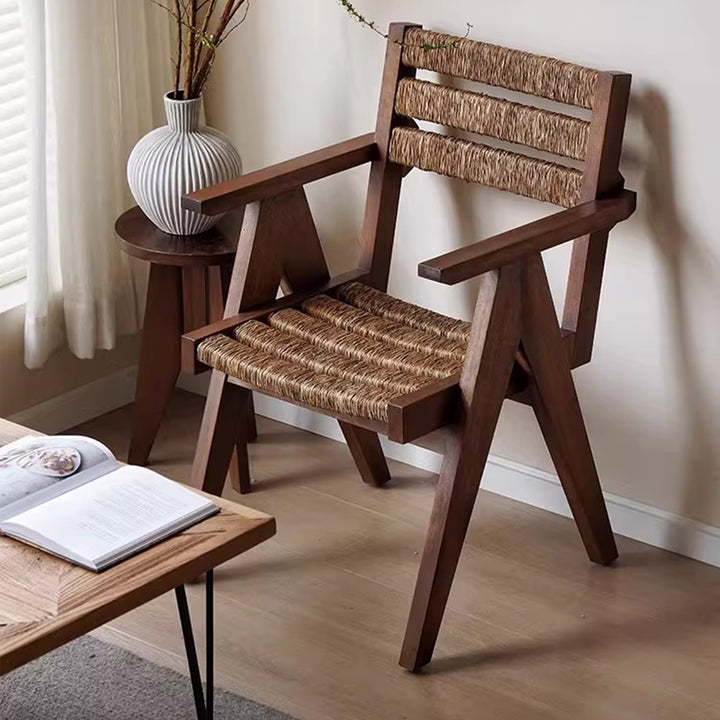 MAS-4085 Masdio Rustic Rattan Dining Chair Masdio