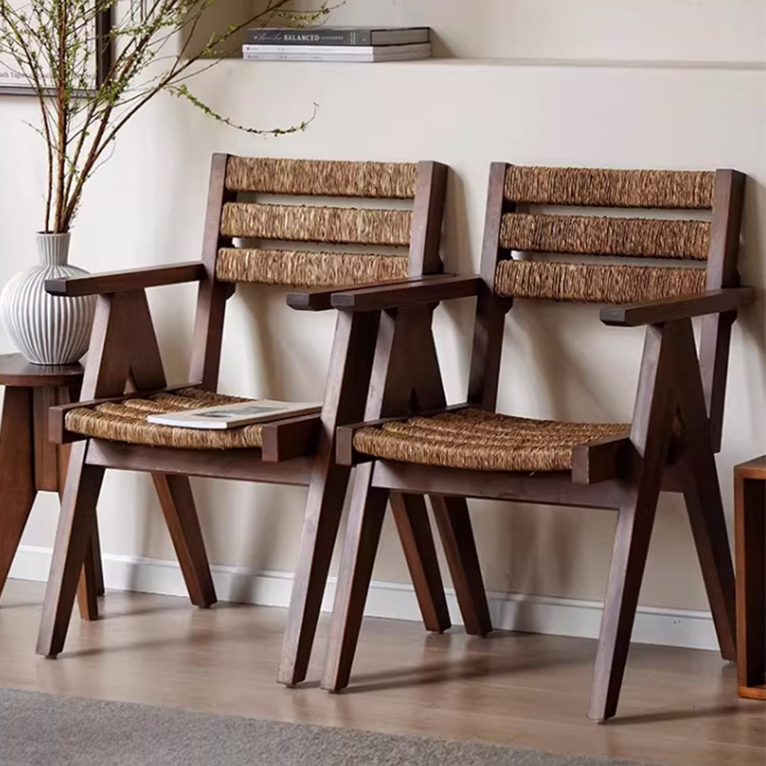 MAS-4085 Masdio Rustic Rattan Dining Chair Masdio