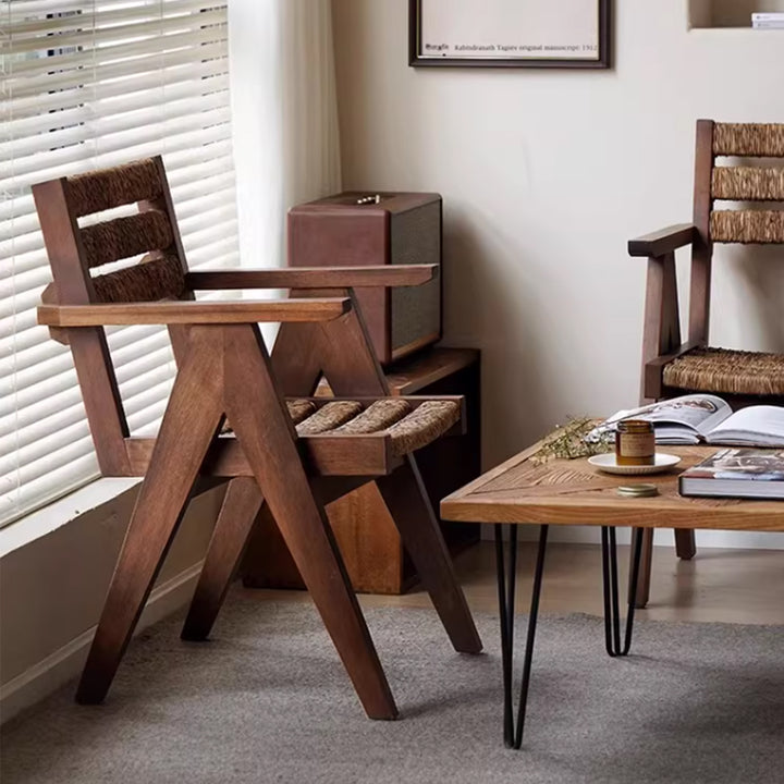 MAS-4085 Masdio Rustic Rattan Dining Chair Masdio