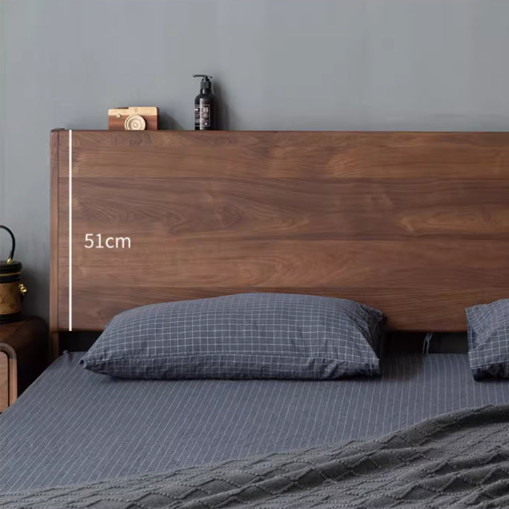 MAS-4086 Masdio Modern Solid Wood Storage LED Bedframe Masdio