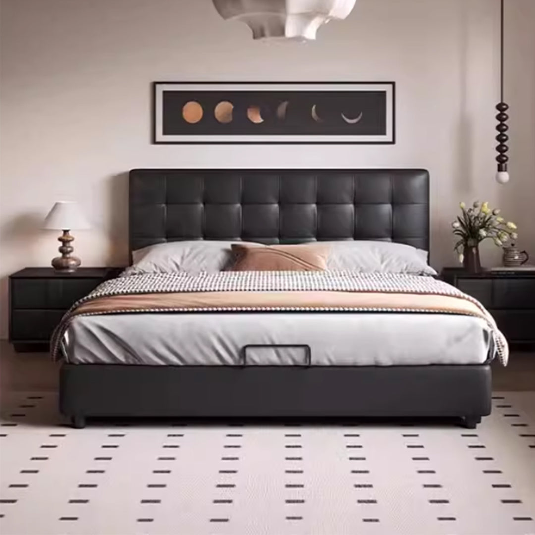 MAS-4121 Masdio Modern Leather Storage Bedframe Masdio