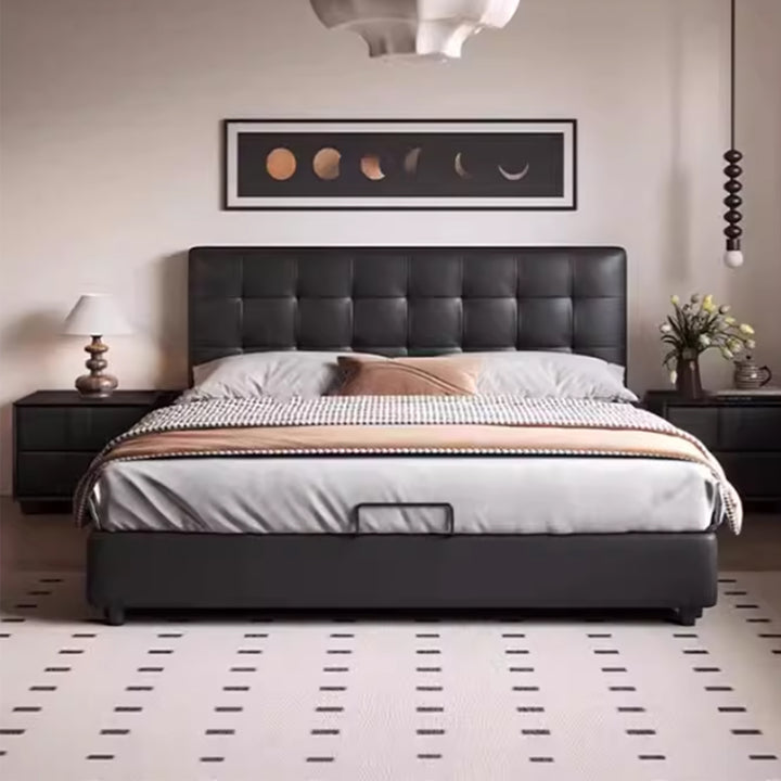 MAS-4121 Masdio Modern Leather Storage Bedframe Masdio
