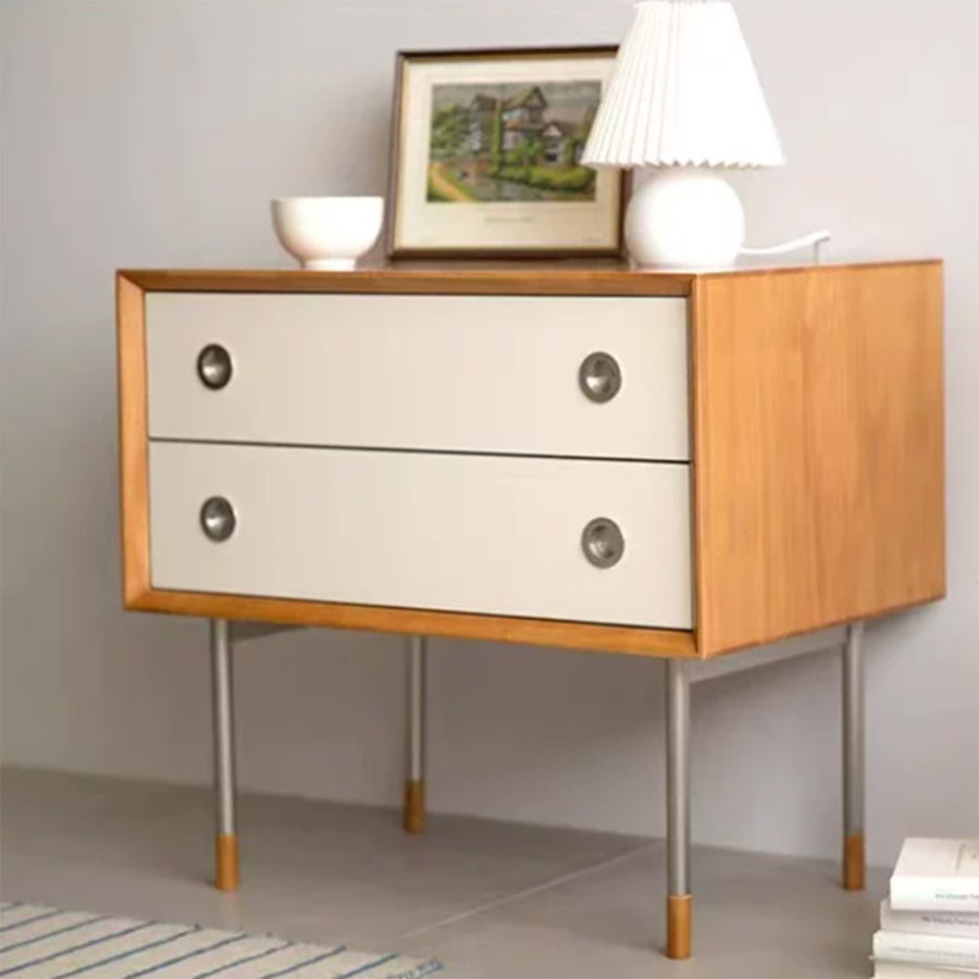 MAS-4145 Masdio Japandi Solid Wood Side Table Masdio