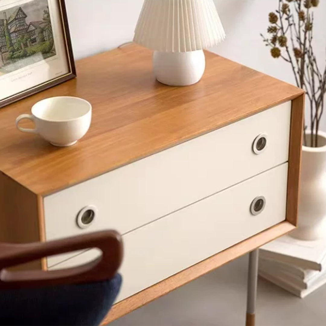 MAS-4145 Masdio Japandi Solid Wood Side Table Masdio