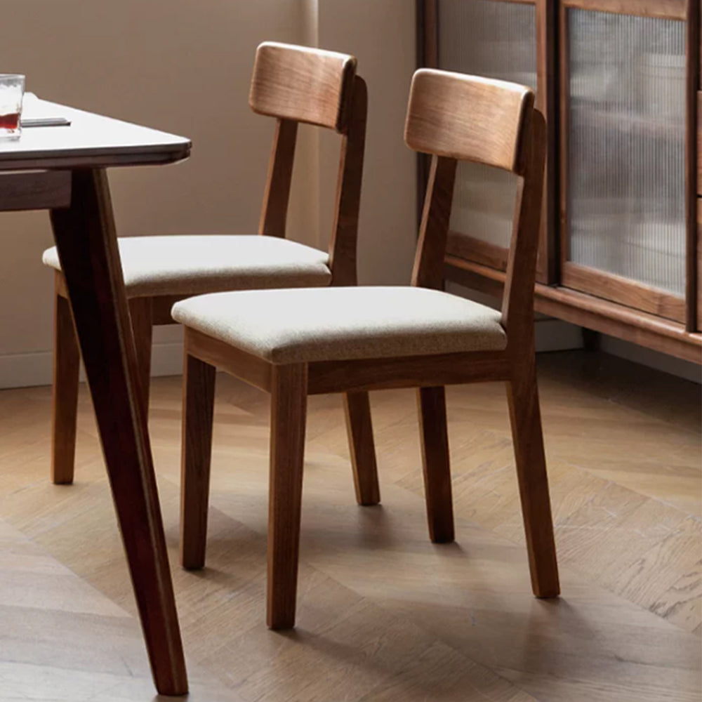 MAS-4151 Masdio Rustic Solid Wood Dining Chair Masdio