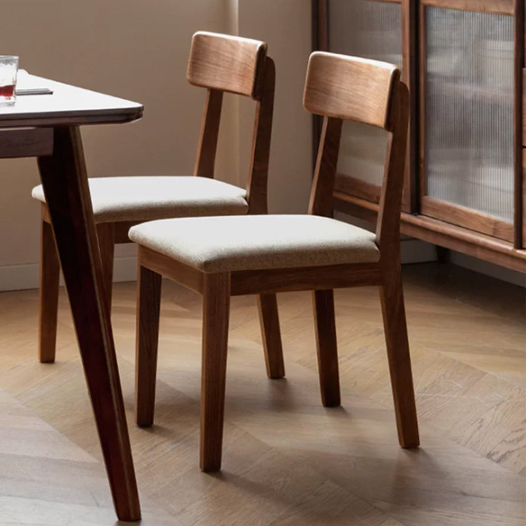 MAS-4151 Masdio Rustic Solid Wood Dining Chair Masdio