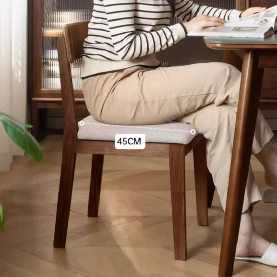 MAS-4151 Masdio Rustic Solid Wood Dining Chair Masdio