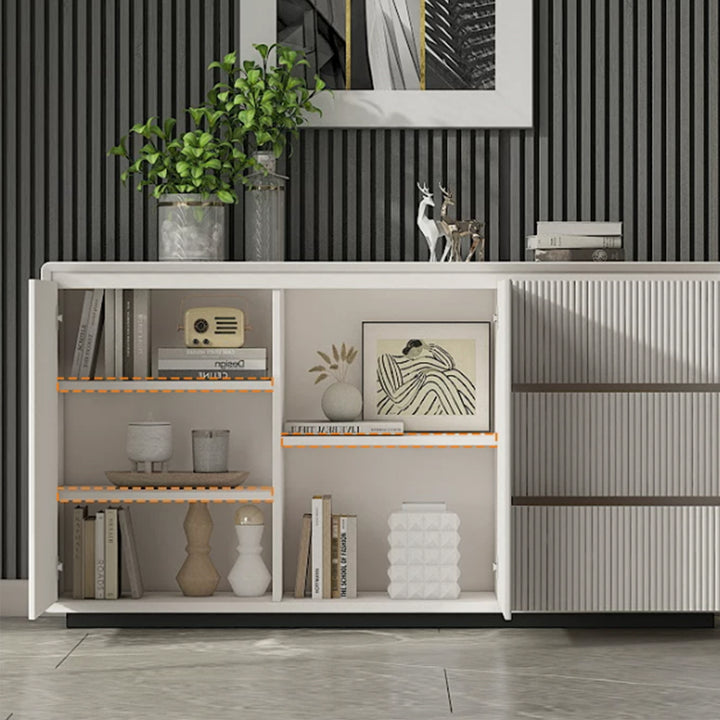 MAS-4154 Masdio Modern Fluted Sideboard Masdio