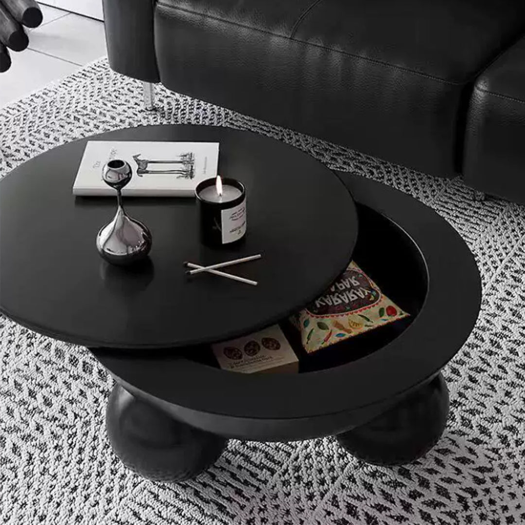 MAS-4157 Masdio Modern Round Storage Coffee Table Masdio
