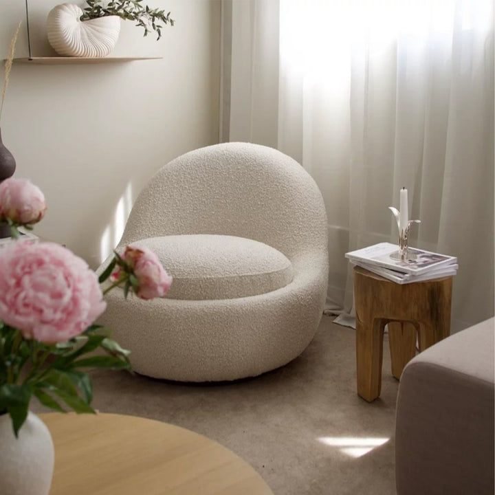 MAS-4159 Masdio Modern Boucle Lounge Chair Masdio