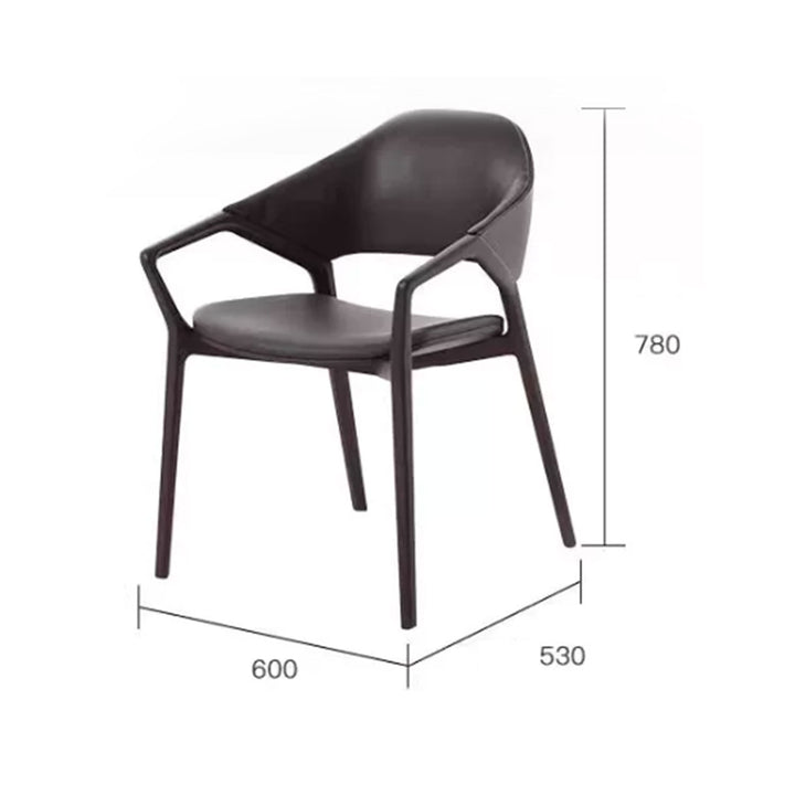 MAS-4167 Masdio Modern Leather Dining Chair Masdio