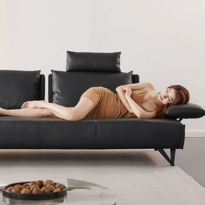 MAS-4168 Masdio Italian Cowhide Leather Sofa Masdio