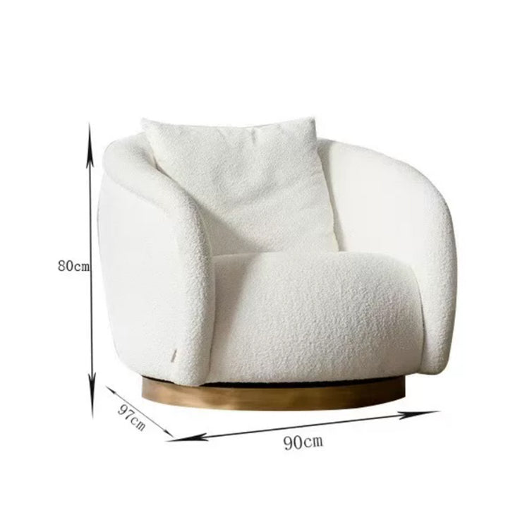 MAS-4176 Masdio Modern Boucle Lounge Chair Masdio