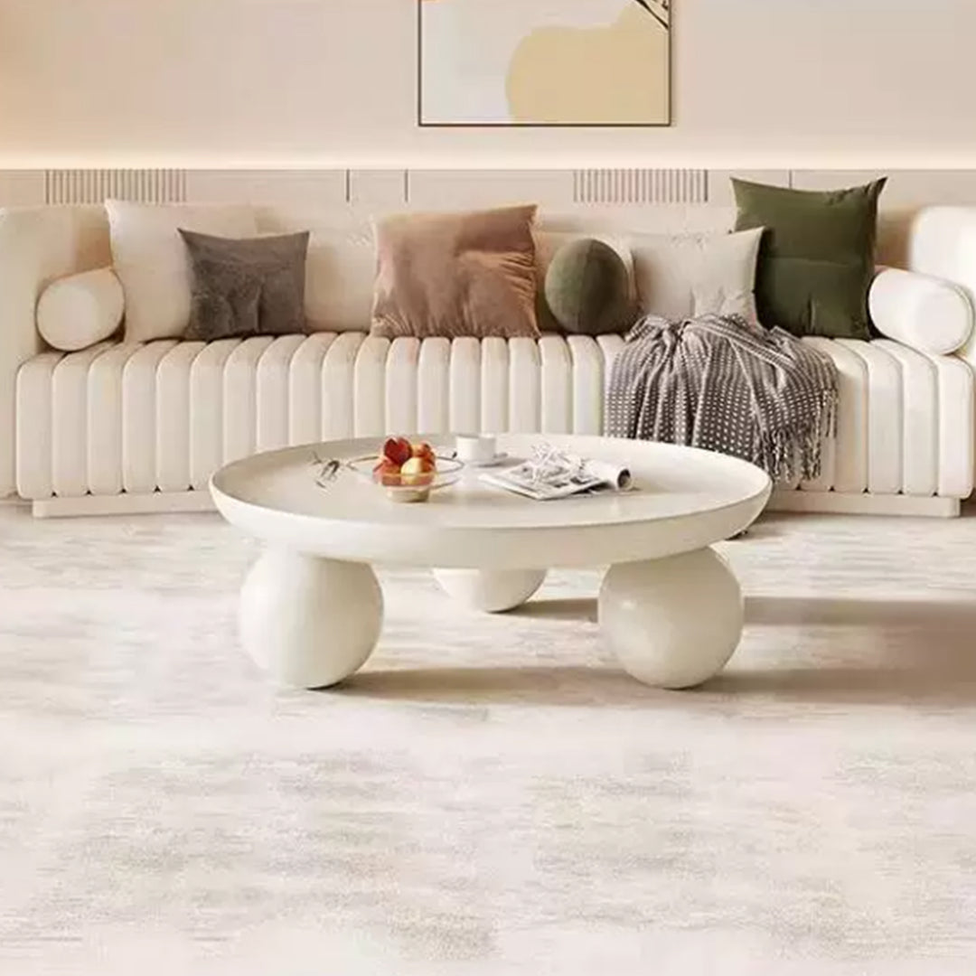 MAS-4178 Masdio Japandi Round Coffee Table Masdio