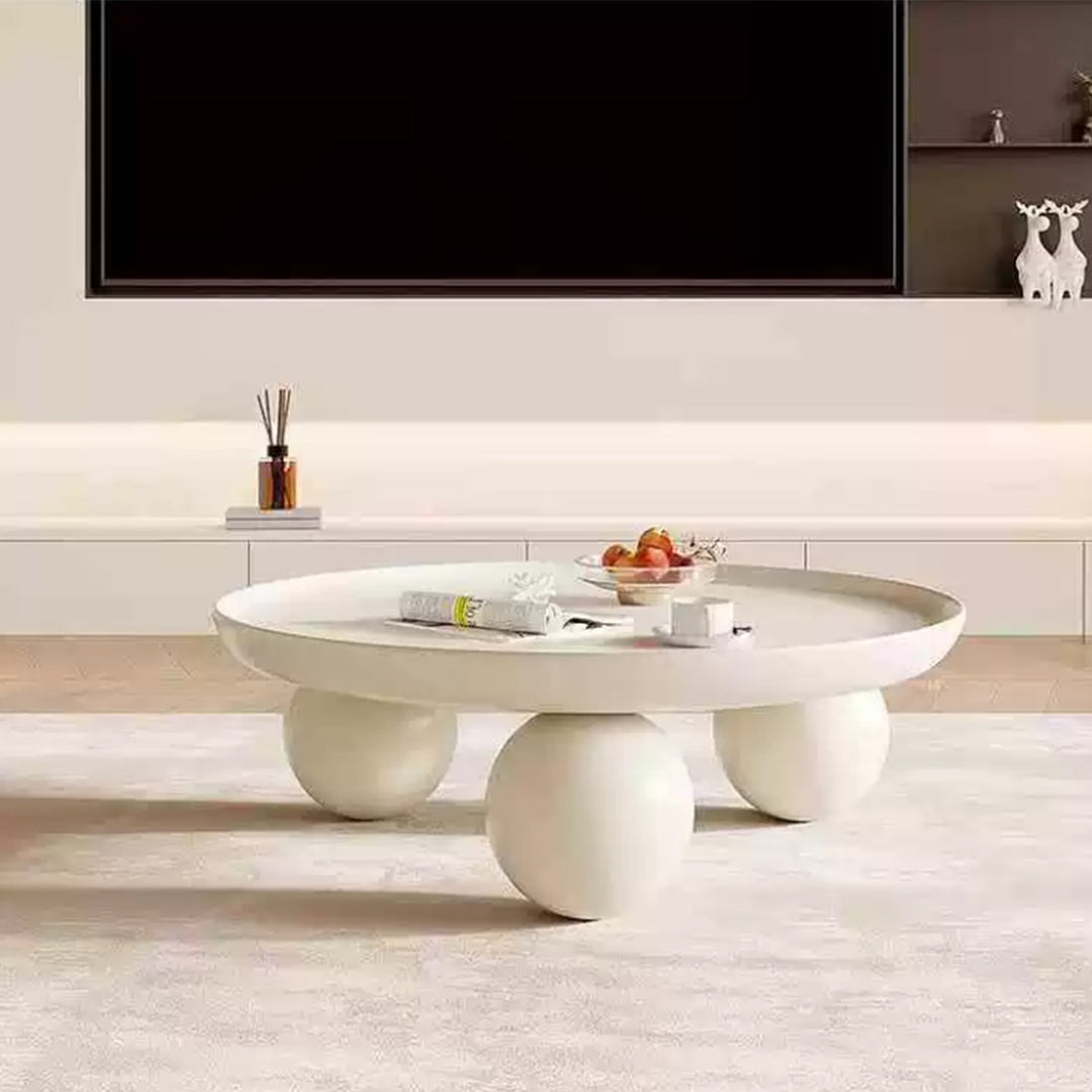 MAS-4178 Masdio Japandi Round Coffee Table Masdio
