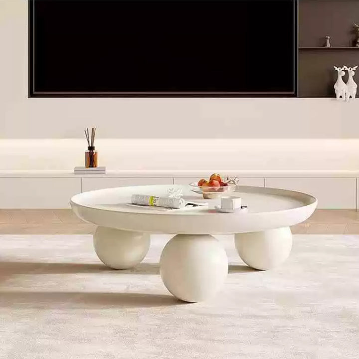 MAS-4178 Masdio Japandi Round Coffee Table Masdio