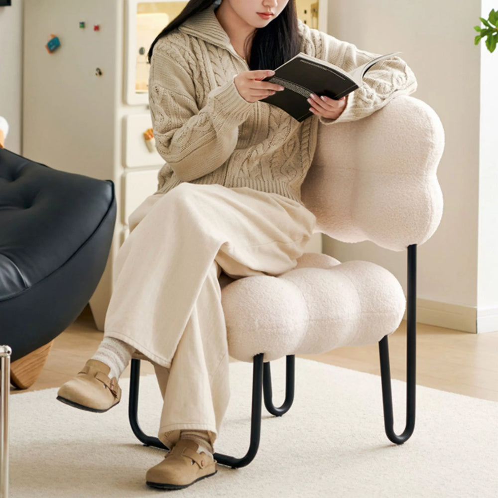 MAS-4186 Masdio Japandi Boucle Leisure Chair Masdio