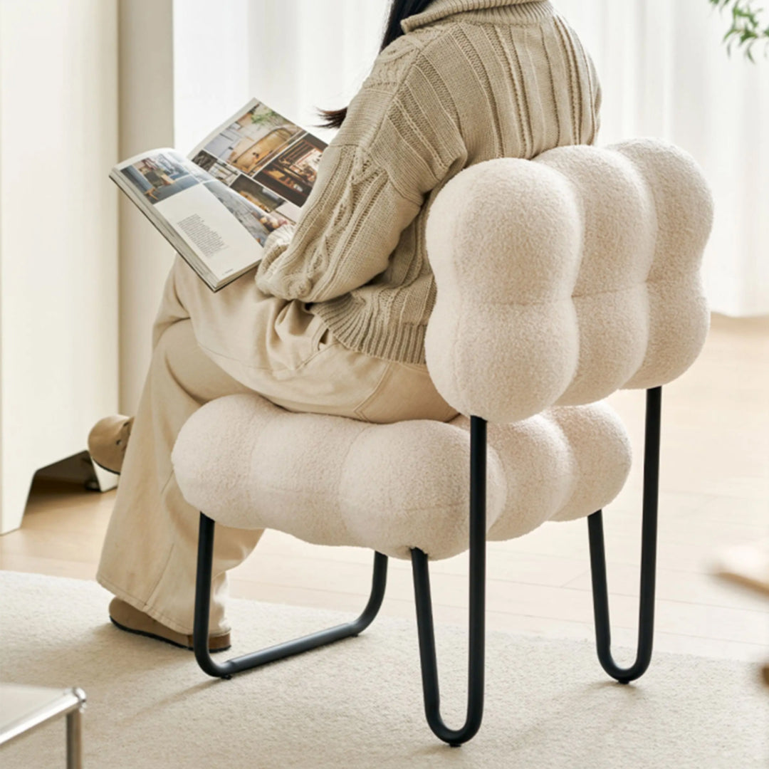 MAS-4186 Masdio Japandi Boucle Leisure Chair Masdio