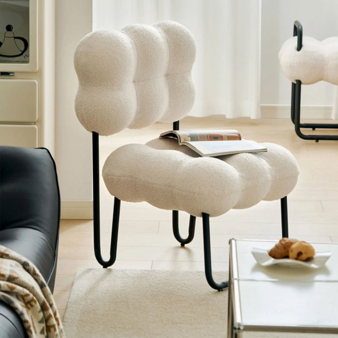 MAS-4186 Masdio Japandi Boucle Leisure Chair Masdio