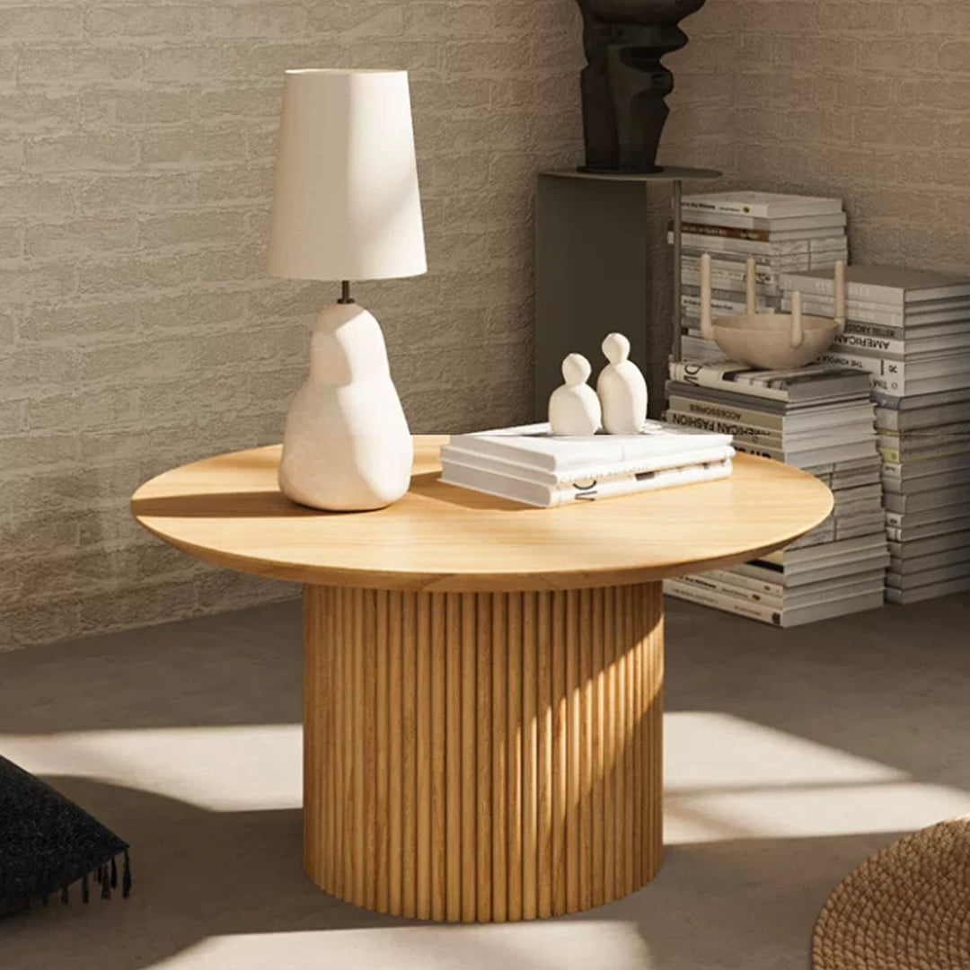 MAS-4189 Masdio Japandi Solid Wood Coffee Table Masdio