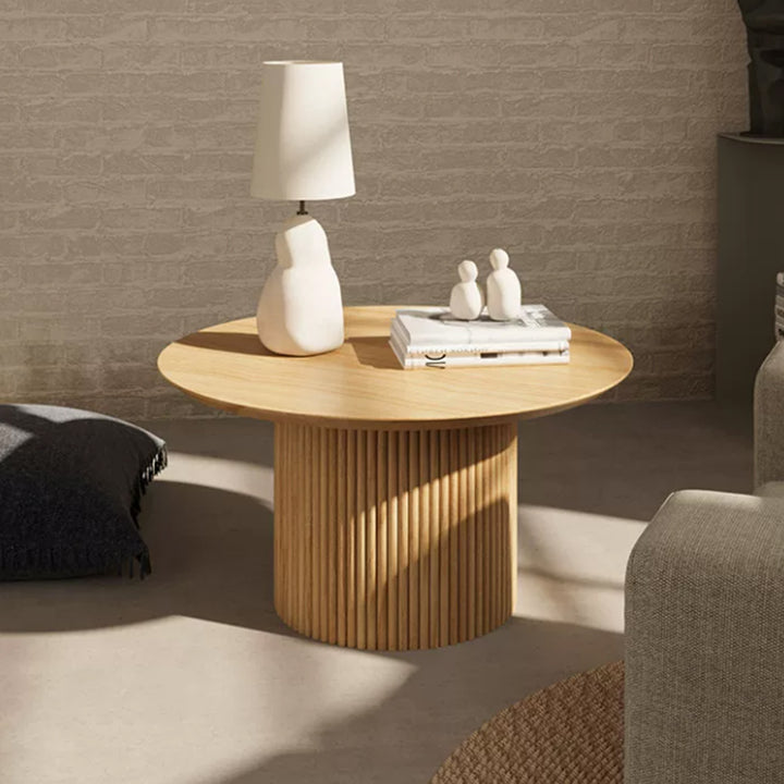 MAS-4189 Masdio Japandi Solid Wood Coffee Table Masdio
