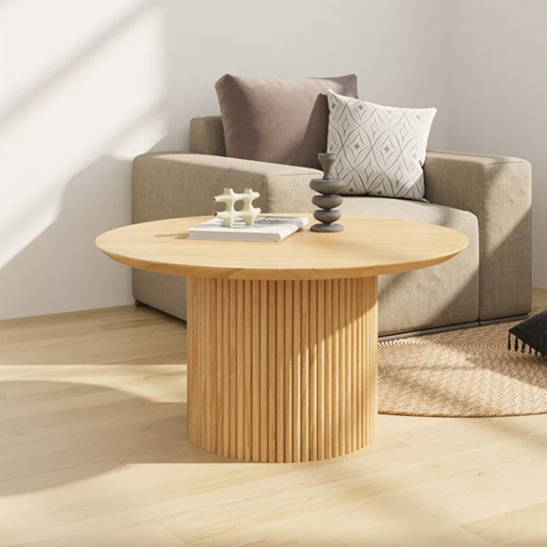 MAS-4189 Masdio Japandi Solid Wood Coffee Table Masdio